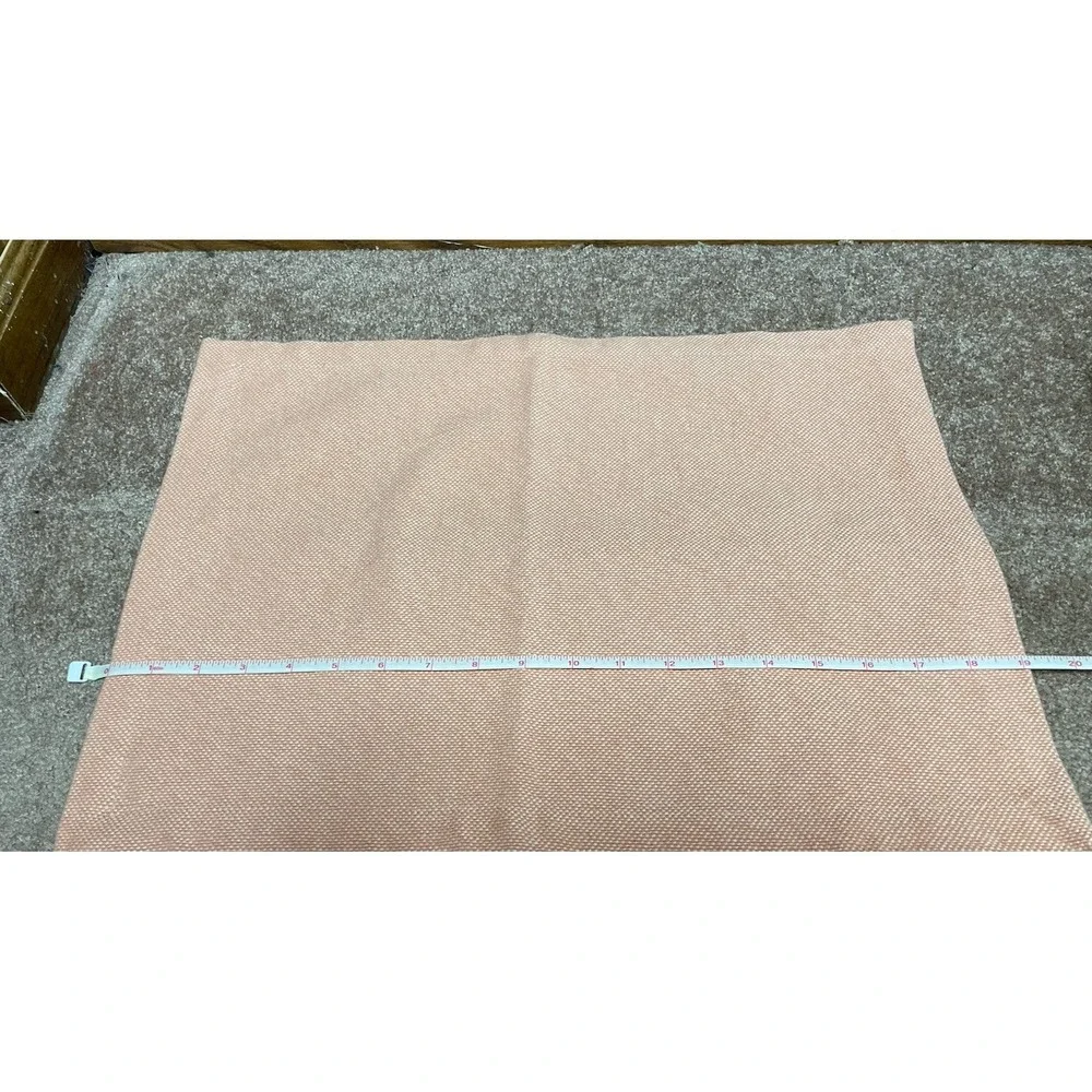 Pier 1 Imports Placemats Napperon set 6 Cotton Peach Coral Beach Summer